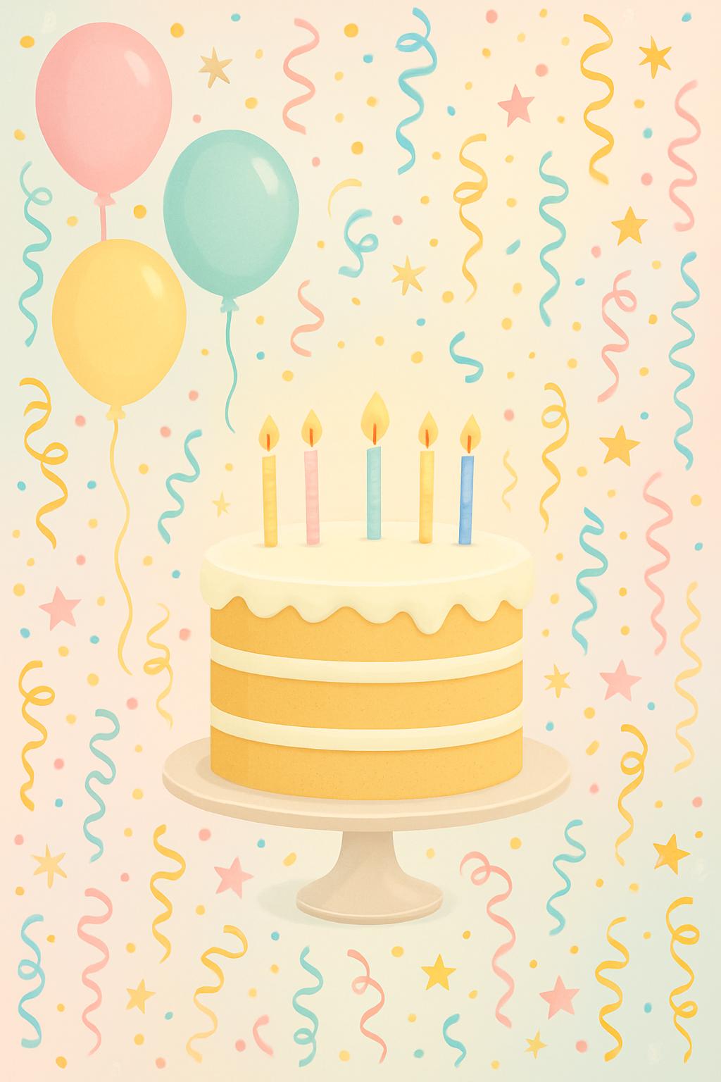 Birthday event decorations